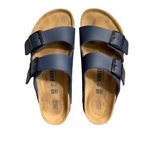 Birkenstock Arizona Sandal in Navy, EU 40 US 9-9.5 Medium/Narrow